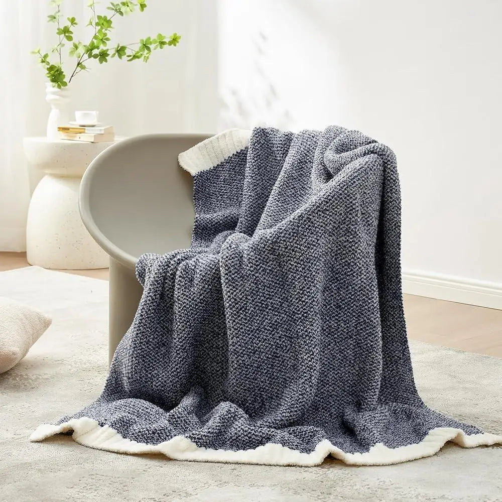 Super Soft Microfiber Throw Blanket Cozy Lightweight Couch
