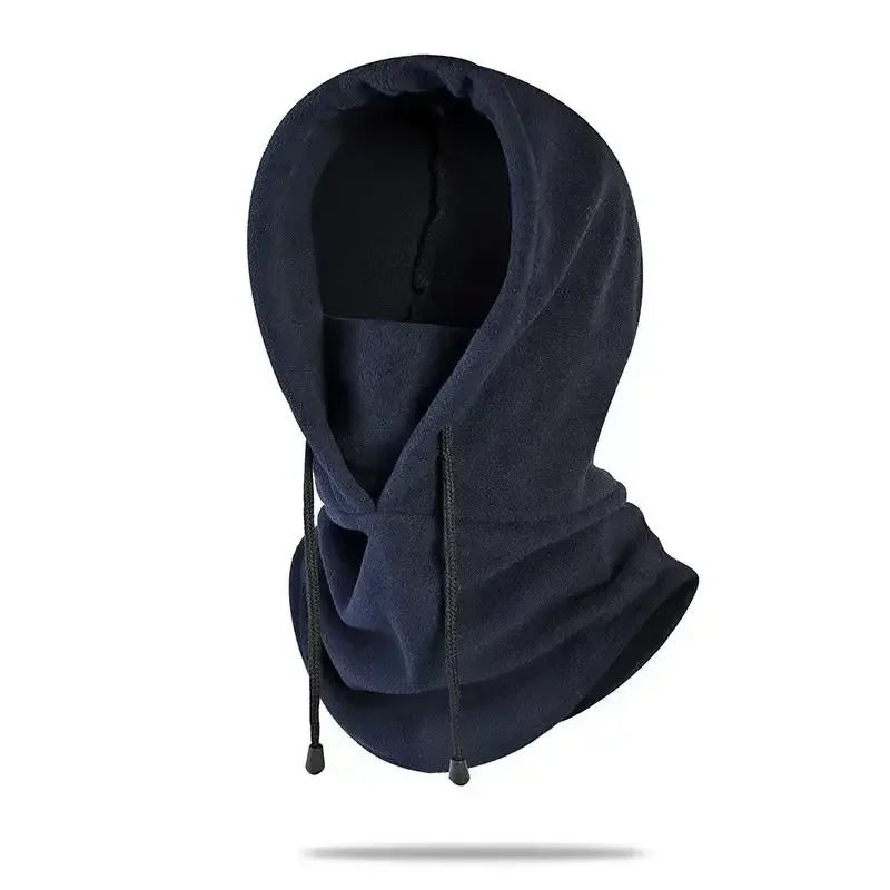 Fashionable Warm Hat Winter Men's and Women's Hats Waterproof and Warm Wool Balaclava Hat Hooded Neck Warm Hiking Scarf