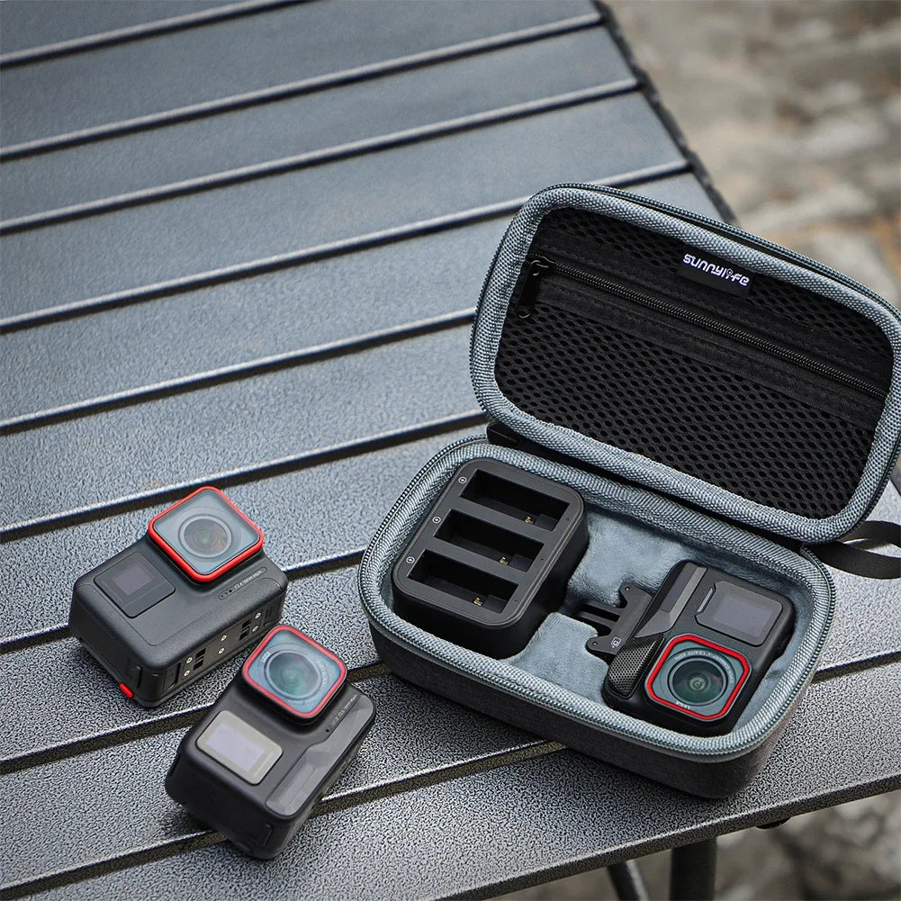 Carrying Case Storage Bag For Insta360 Ace Pro 2/Ace Pro/Ace Action Camera Protective Case Portable Camera Accessories Bag