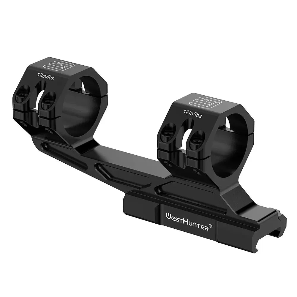 WestHunter One Piece Scope Mount Picatinny Cantilever Rings