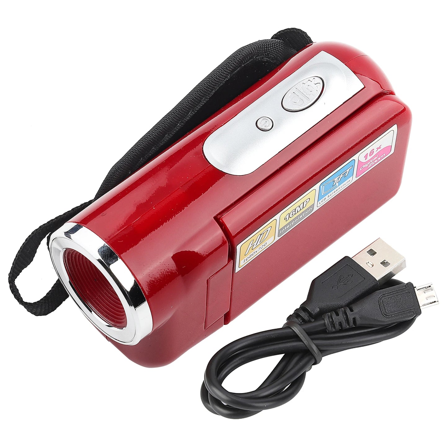 Kids HD Digital Video Camera Camcorder 1080P TFT LCD Screen