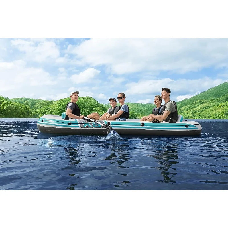 Bestway Hydro Force Inflatable Raft Set For 5 People Lakes