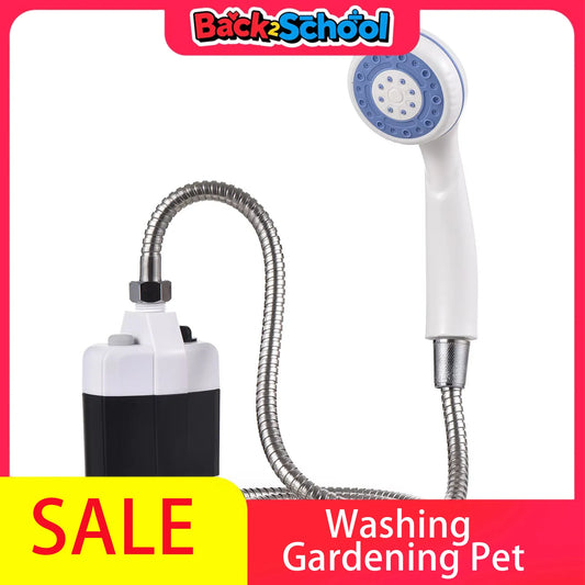 Electric Shower Pump Camping Shower USB Rechargeable Outdoor