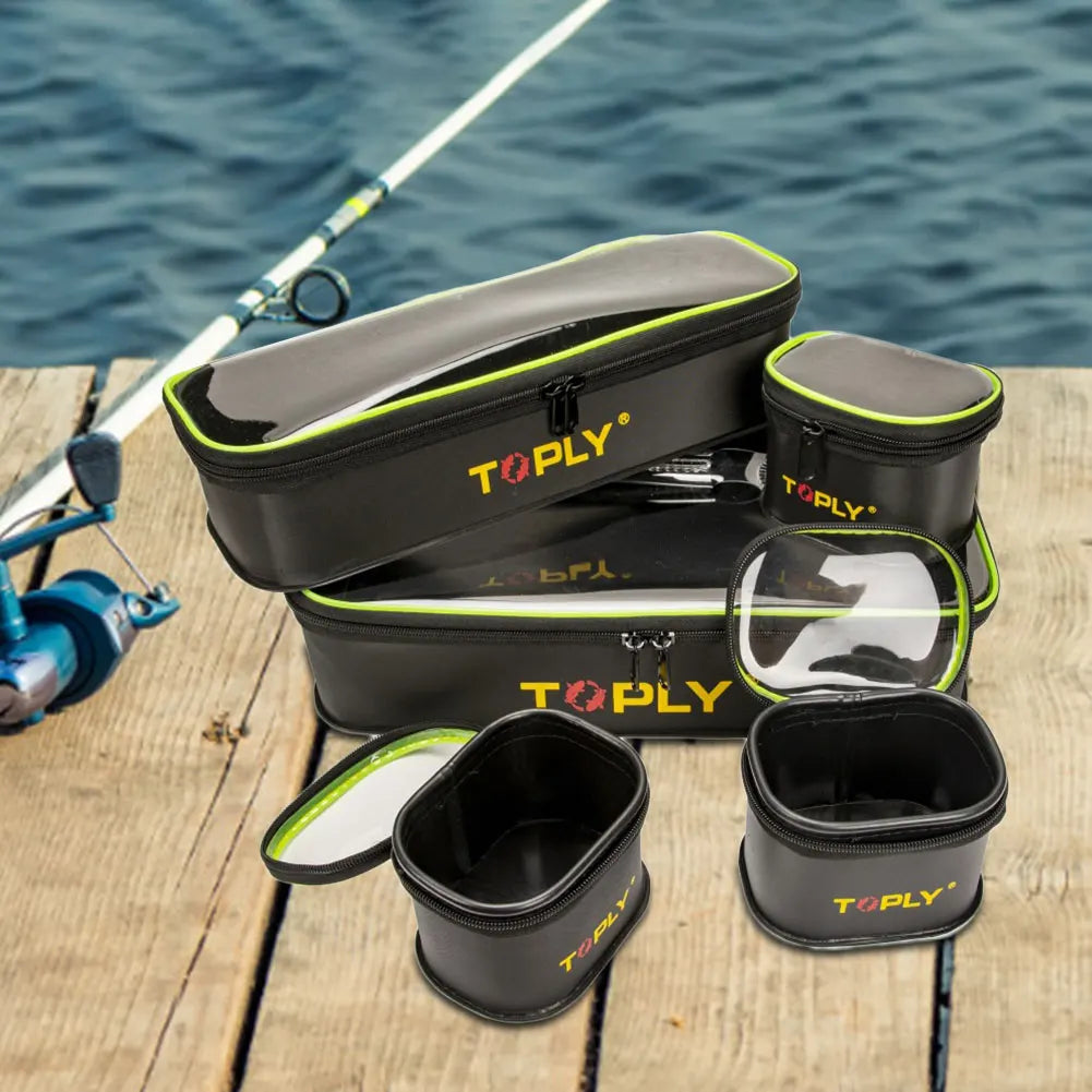 Fishing Accessories Bag EVA Waterproof Fishing Gear Bag Fishing Storage Bag Fishing Gifts for Men