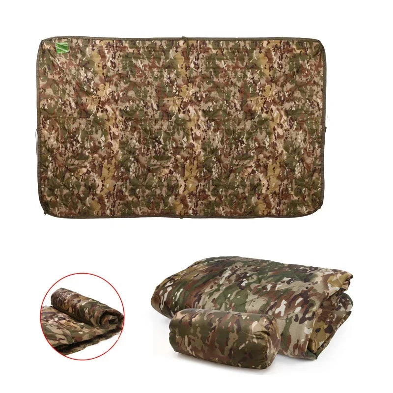 Tactical Poncho Liner Camouflage Water Repellent Blanket