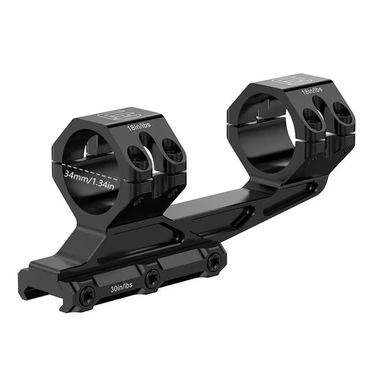 WestHunter One Piece Scope Mount Picatinny Cantilever Rings