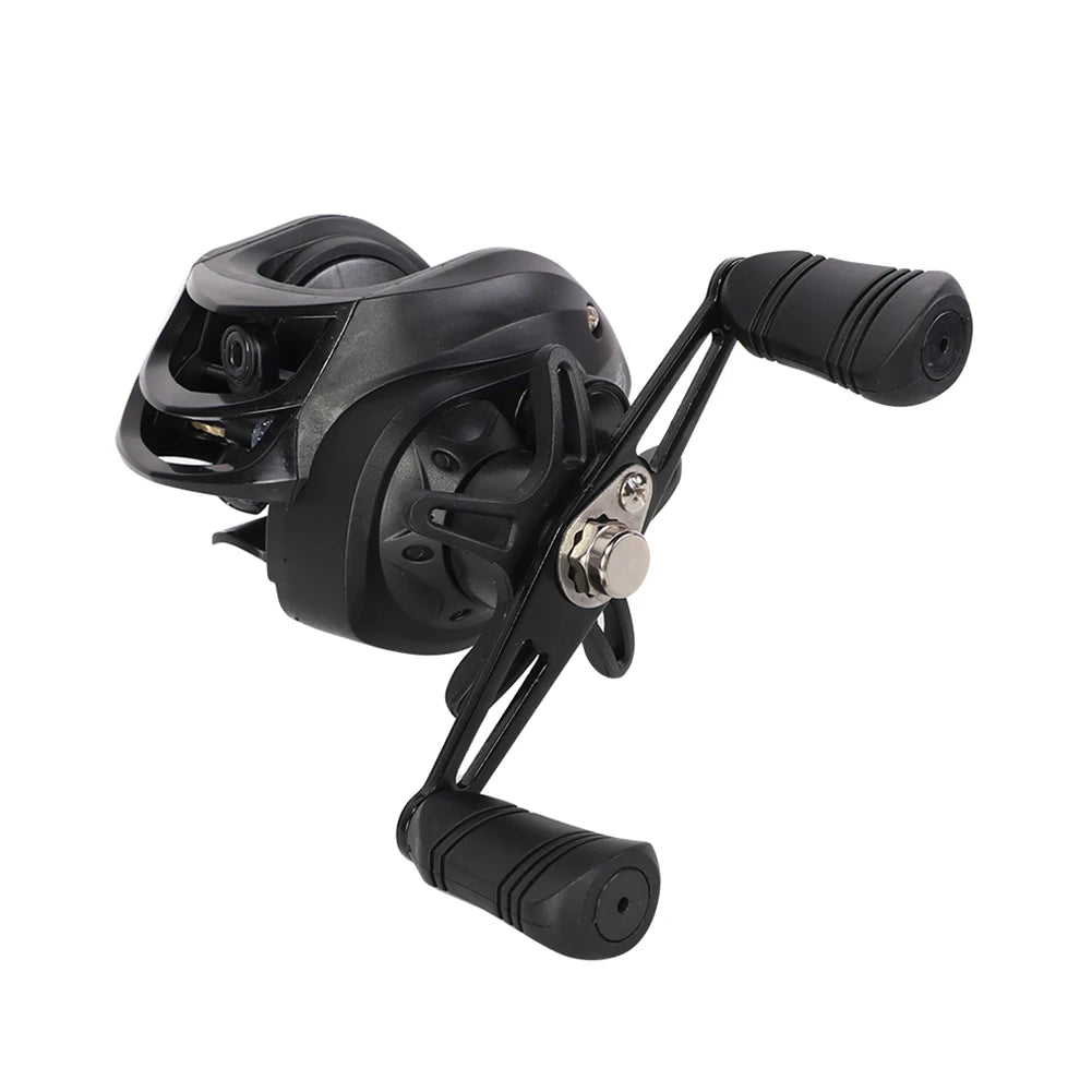 Baitcasting Reels 7.2/1 Gear Ratio Fishing Reels Wheel Max Drag 10kg Saltwater Freshwater 18+1BB for Beginners Fishing Accessory