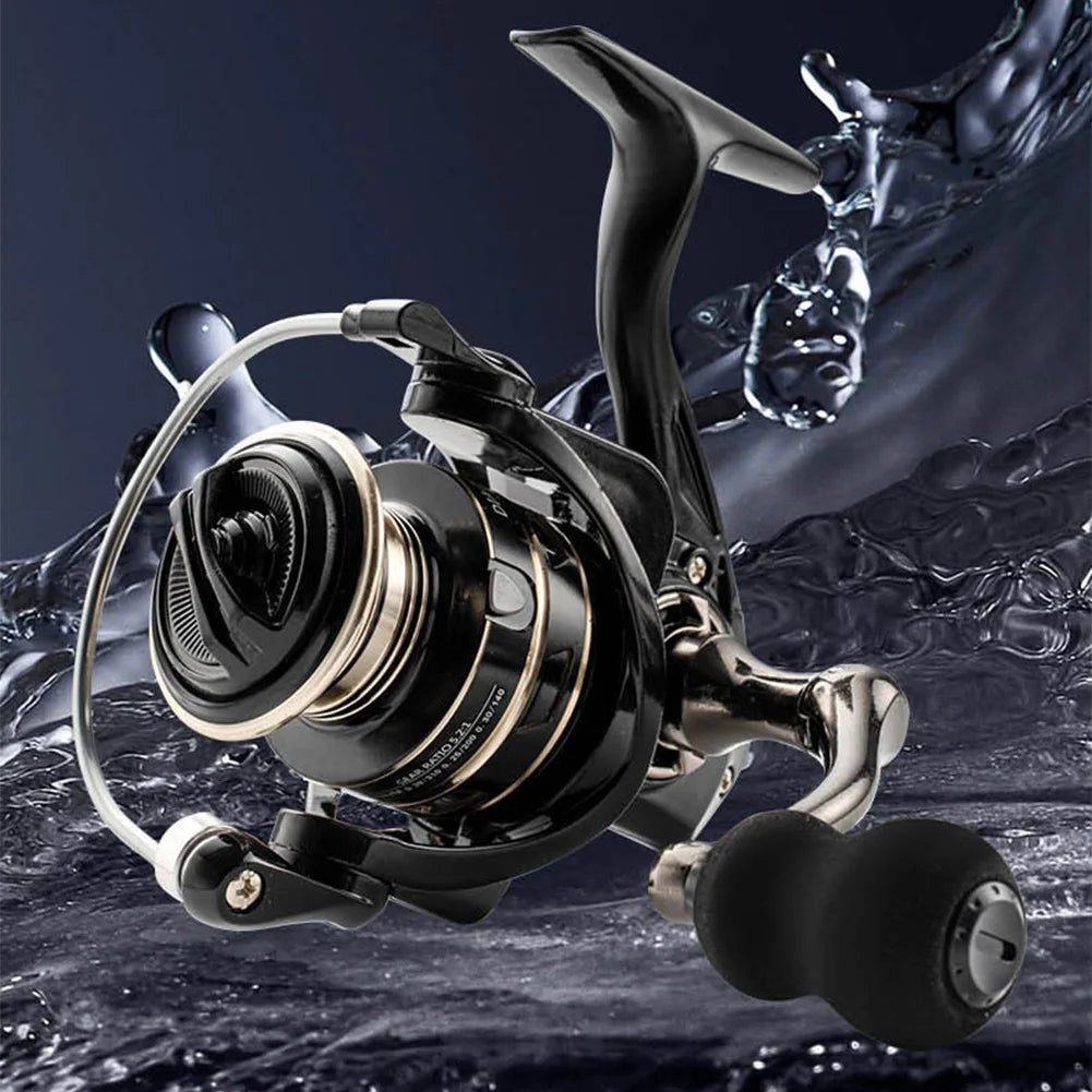 Spinning Reel Max Drag 8KG Fishing Coil Wheel Metal Spool Handle Carp Fishing Reel Fishing Tackle for Fishing