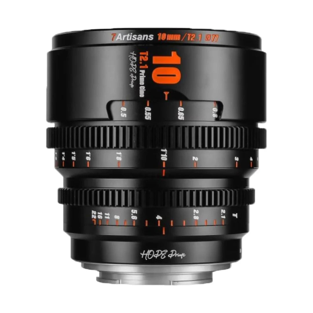 7artisans 10mm T2.1 S35 Frame Large Aperture Standard Manual Focus Camera Lens for Street Photography with Fujifilm XF-mount XE4