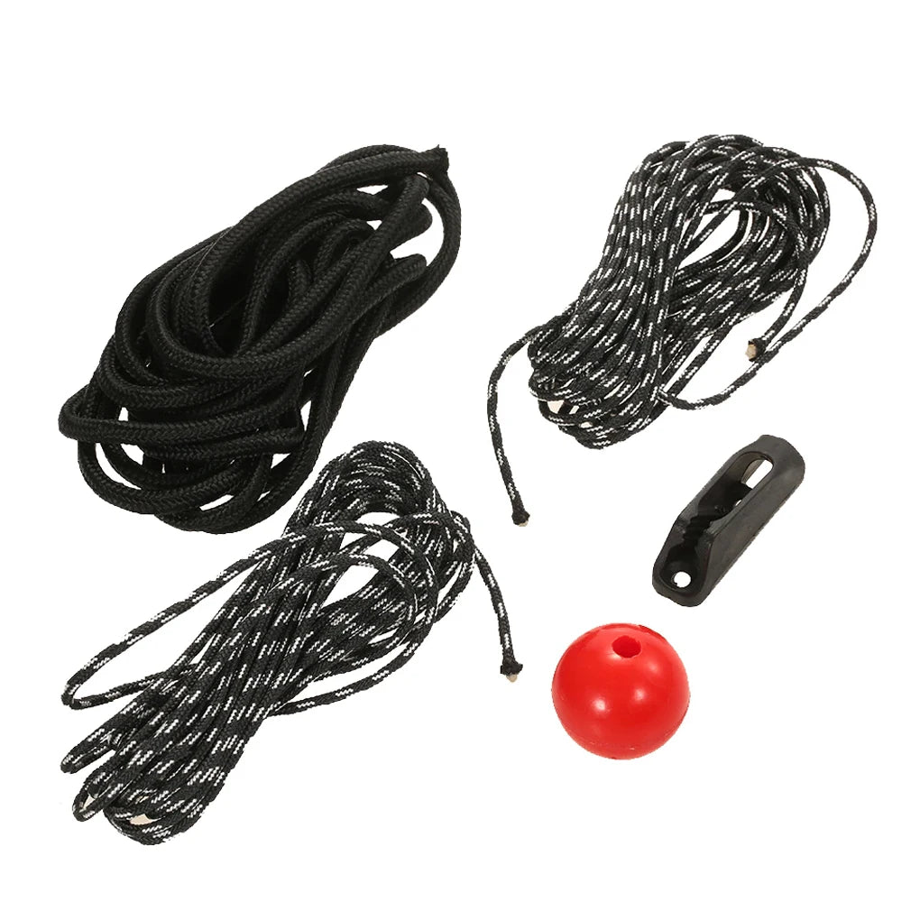 Kayak Rear Foot Rudder Control Clip Set Rubber Tools