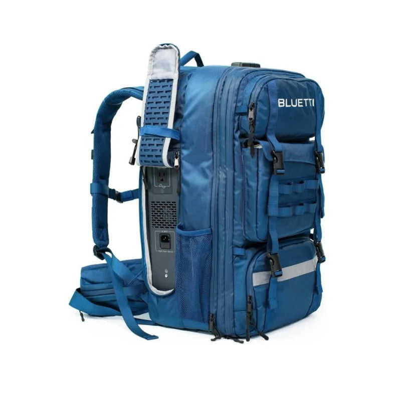 [US Plug] BLUETTI Handsfree 2 Solar Backpack Power Station, 512Wh 700W LiFePO4 Solar Generator, For Hiking, Photography, Travel