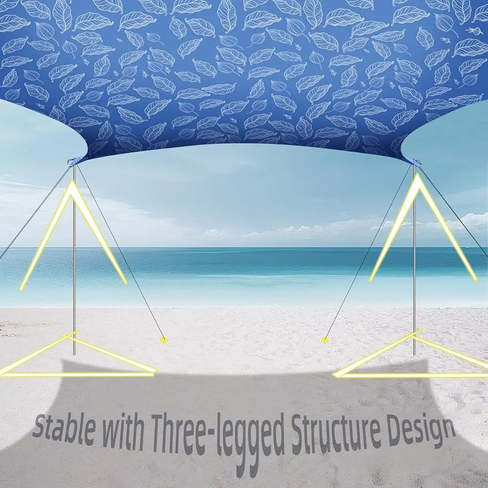 Family Beach Tent Canopy Sun Shade Portable Shelter