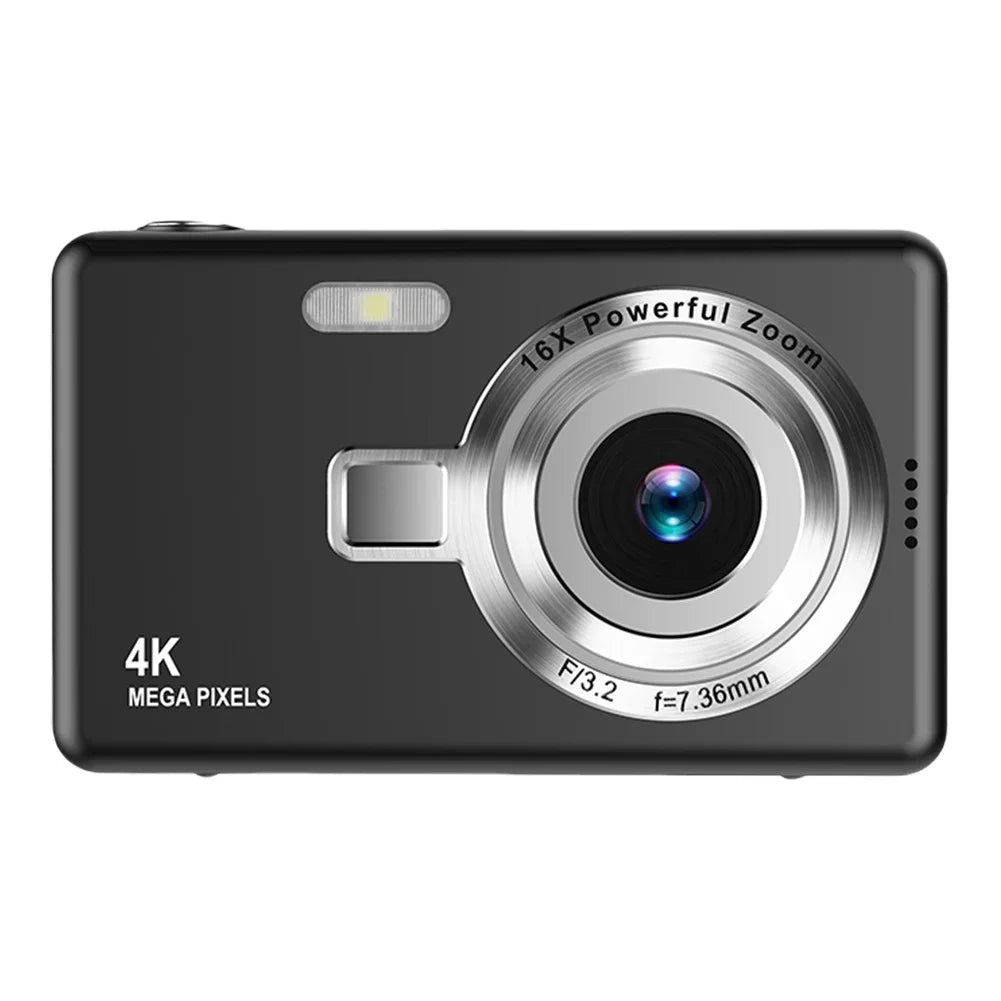 4K Digital Camera Autofocus Vlogging Camera 16X Zoom IPS