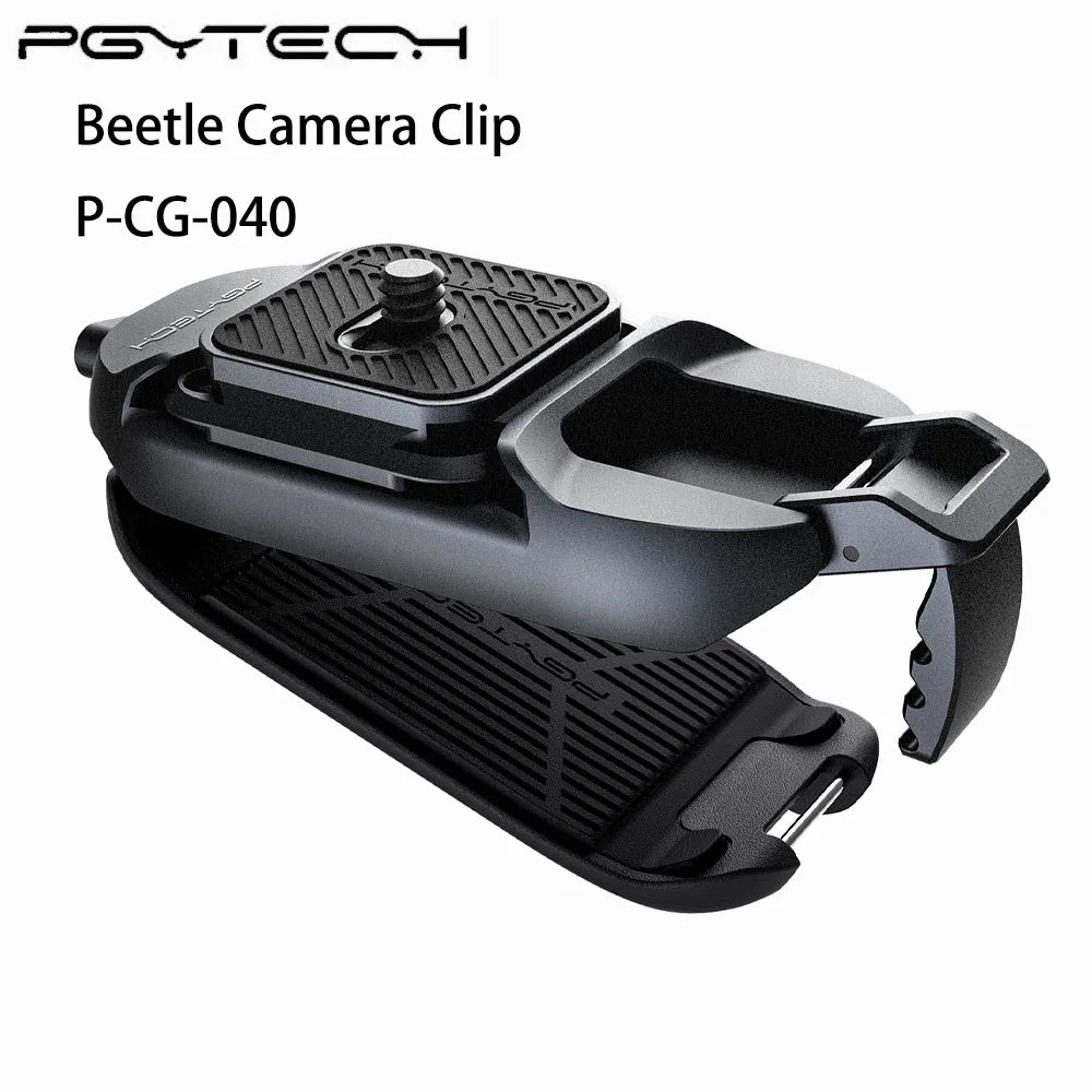 PGYTECH Beetle Camera Clip with Plate Camera Quick Release System for Sony/Nikon/DSLR Action Camera Backpack Camera Strap Mount