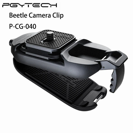 PGYTECH Beetle Camera Clip with Plate Camera Quick Release System for Sony/Nikon/DSLR Action Camera Backpack Camera Strap Mount