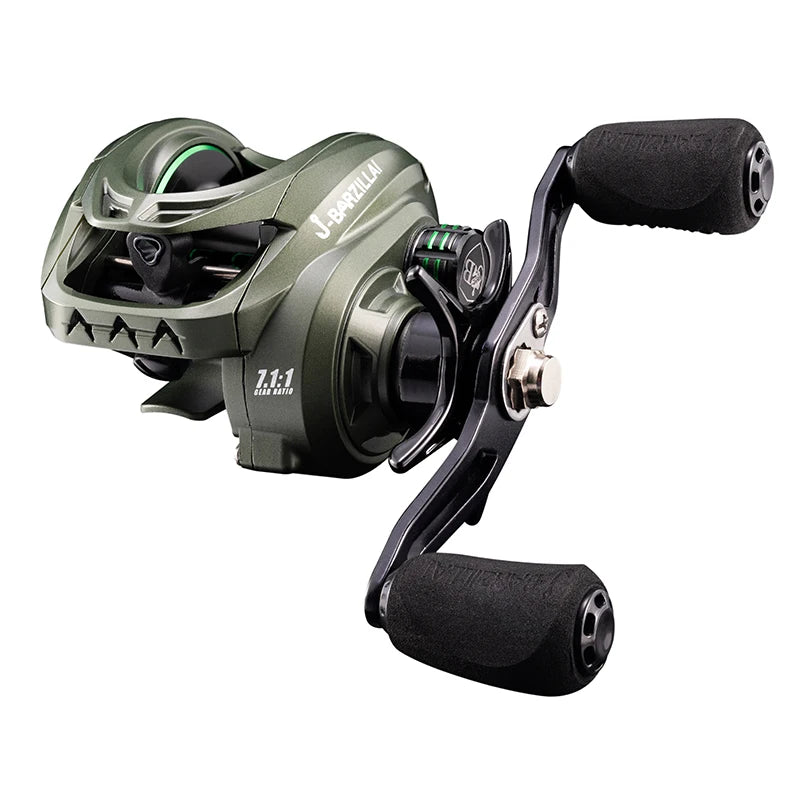 J-BARZILLAI SK 9+1BB Baitcasting Reel Fishing Reel Freshwater and Saltwater Corrosion Resistant 2 Colors