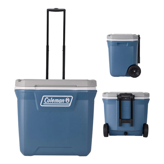 316 Series 60QT Ice Chest Rolling Cooler Lakeside Blue