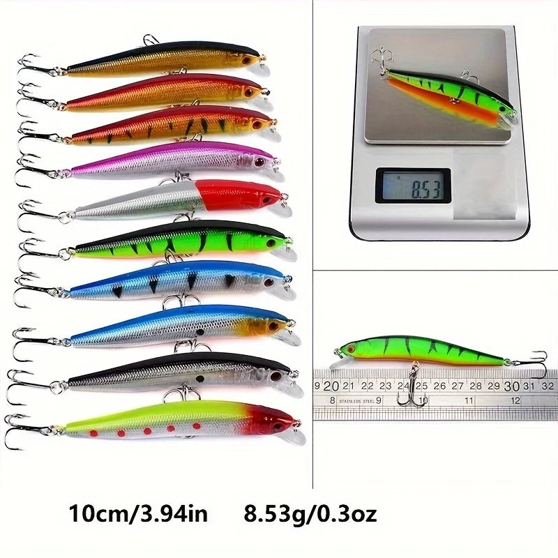 56 Piece Multifunction Bait Kit Hooks Crank Baits Spinner