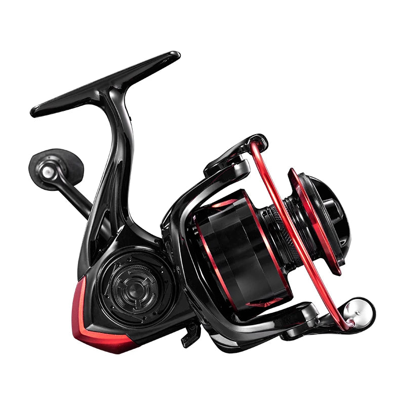 CR Sea Fishing Wheel Spinning Reel 5 2 To 1 Black Red 10kg