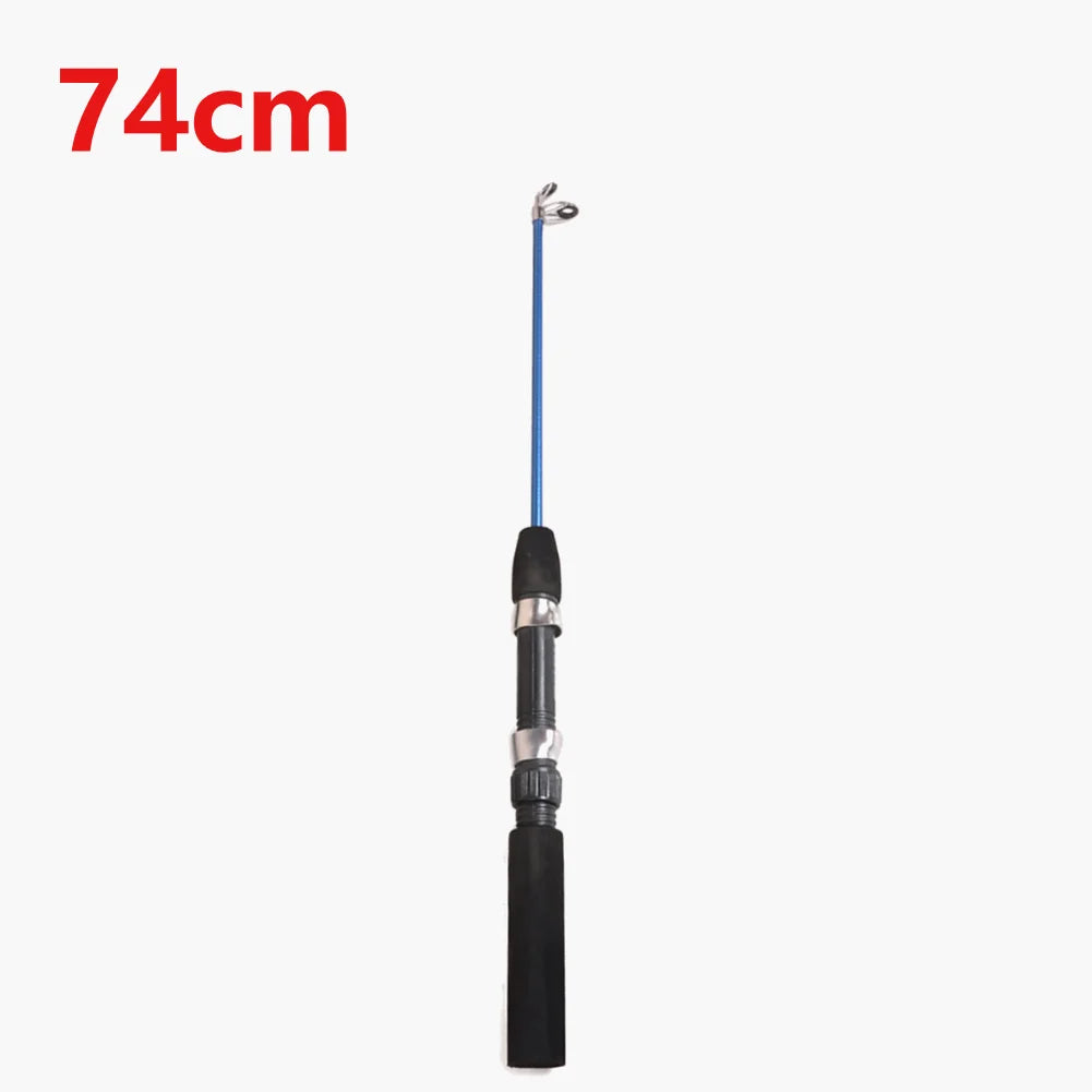 Winter Shrimp Fishing Rod Mini Ice Rod Metal Fishing Reels Bait Outdoor Sea Fishing Pole  Mini Feeder Sea Fishing Pole Wheel Set