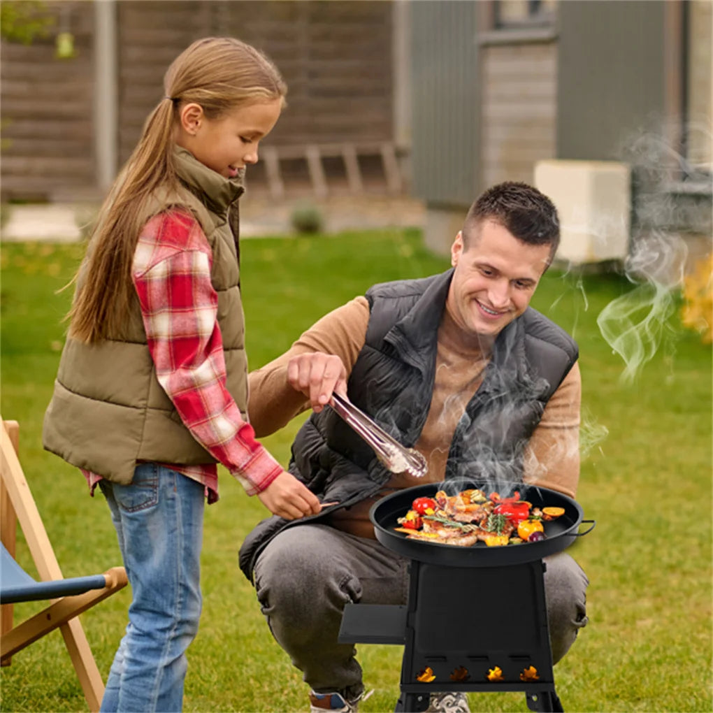 Portable Windproof Outdoor Wood Stove For Camping Tent