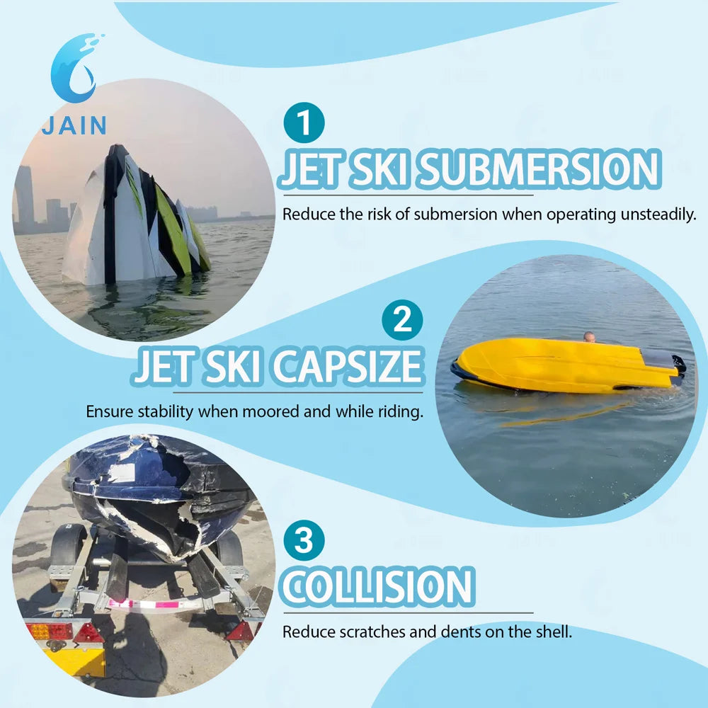 US Warehouse Inflatable PVC Jet Ski Collar Pro Non Slip Buoy