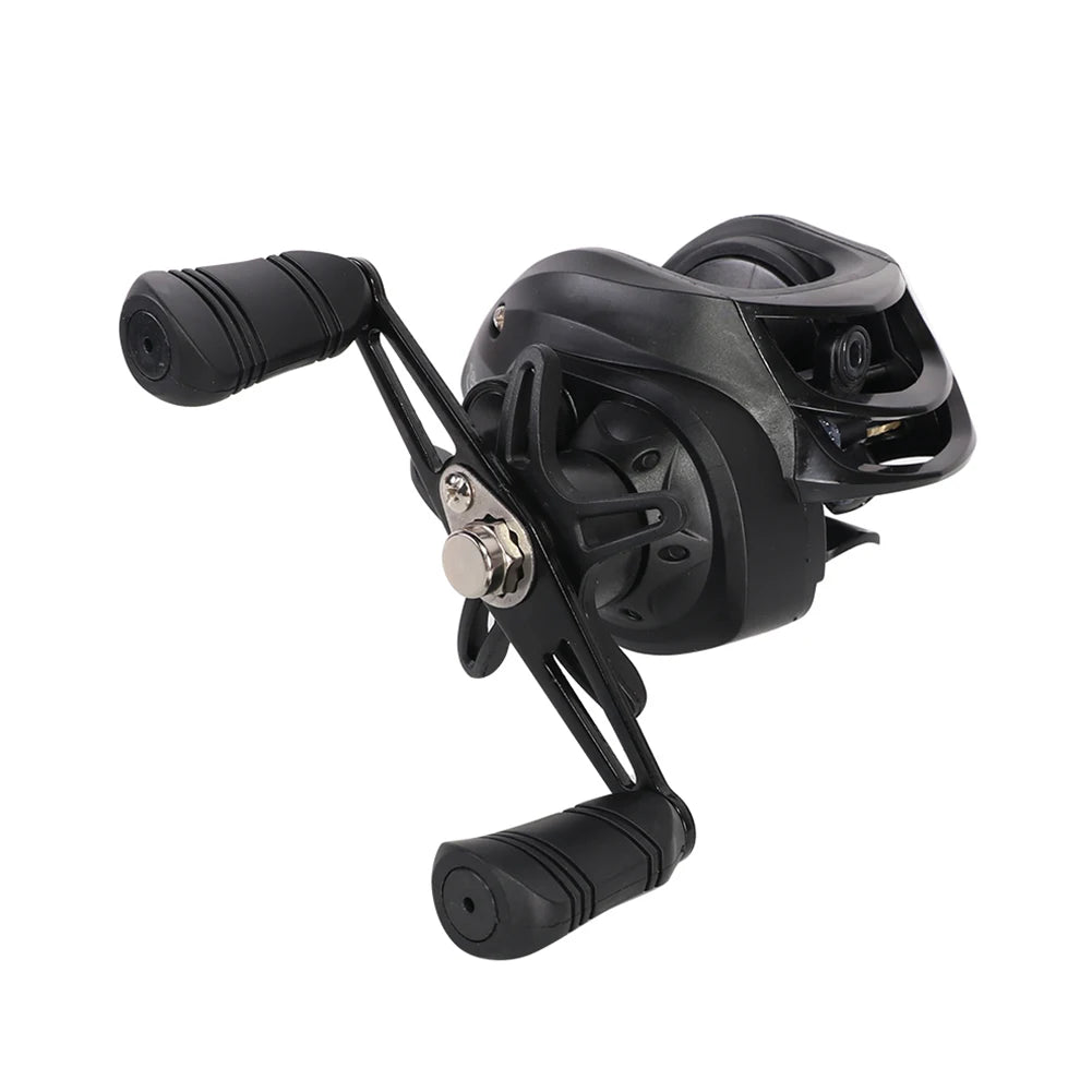 Baitcasting Reels 7.2/1 Gear Ratio Fishing Reels Wheel Max Drag 10kg Saltwater Freshwater 18+1BB for Beginners Fishing Accessory