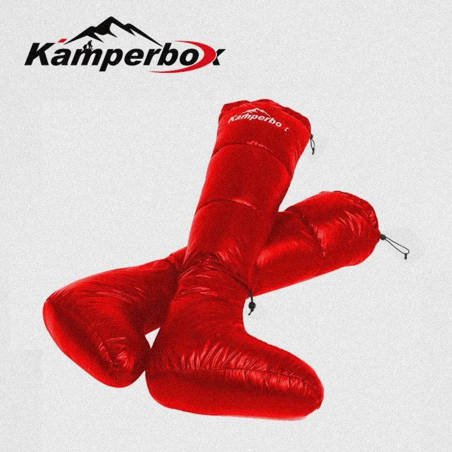 Kamperbox Camping Down Boots For Sleeping Bag Comfort