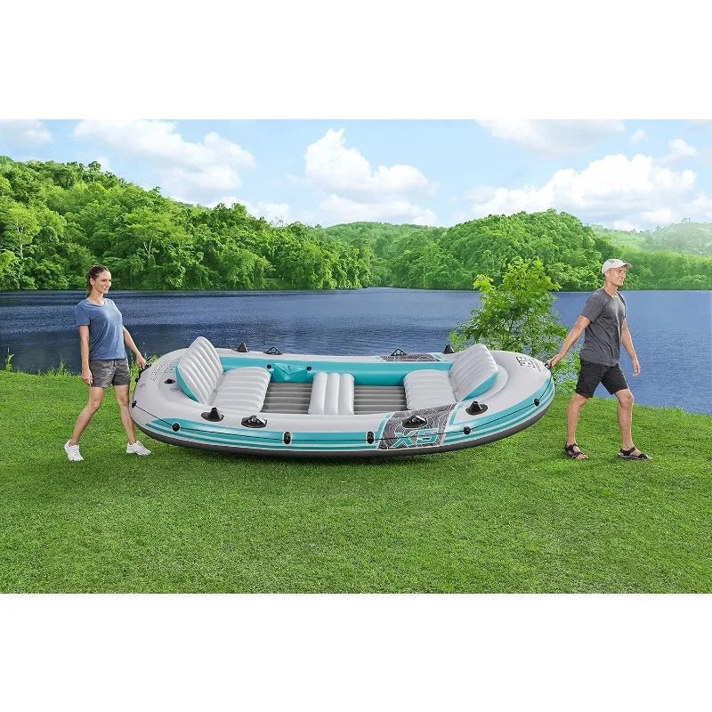 Bestway Hydro Force Inflatable Raft Set For 5 People Lakes