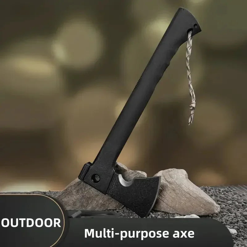 Hand Axe Hatchet With Serrated Saw Knife And Fire Starter