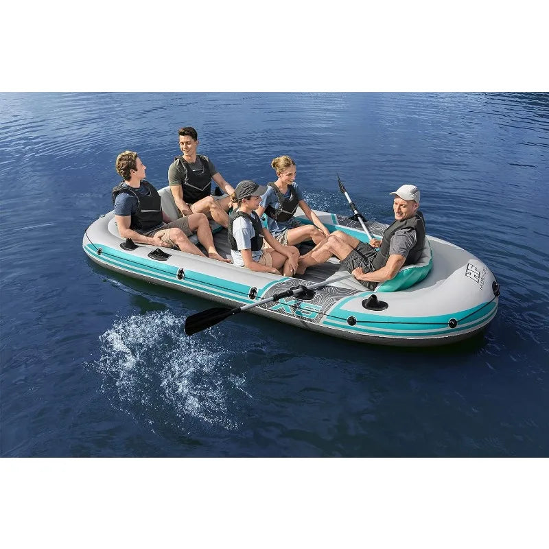 Bestway Hydro Force Inflatable Raft Set For 5 People Lakes