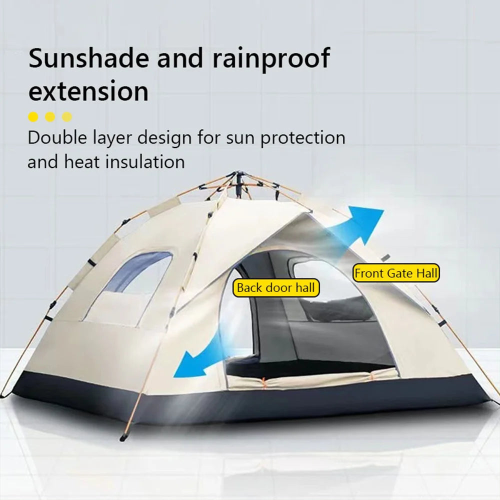 Automatic Quick Opening Camping Tent for Outdoor Travel