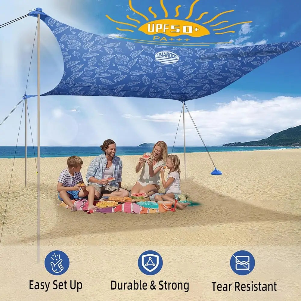 Family Beach Tent Canopy Sun Shade Portable Shelter