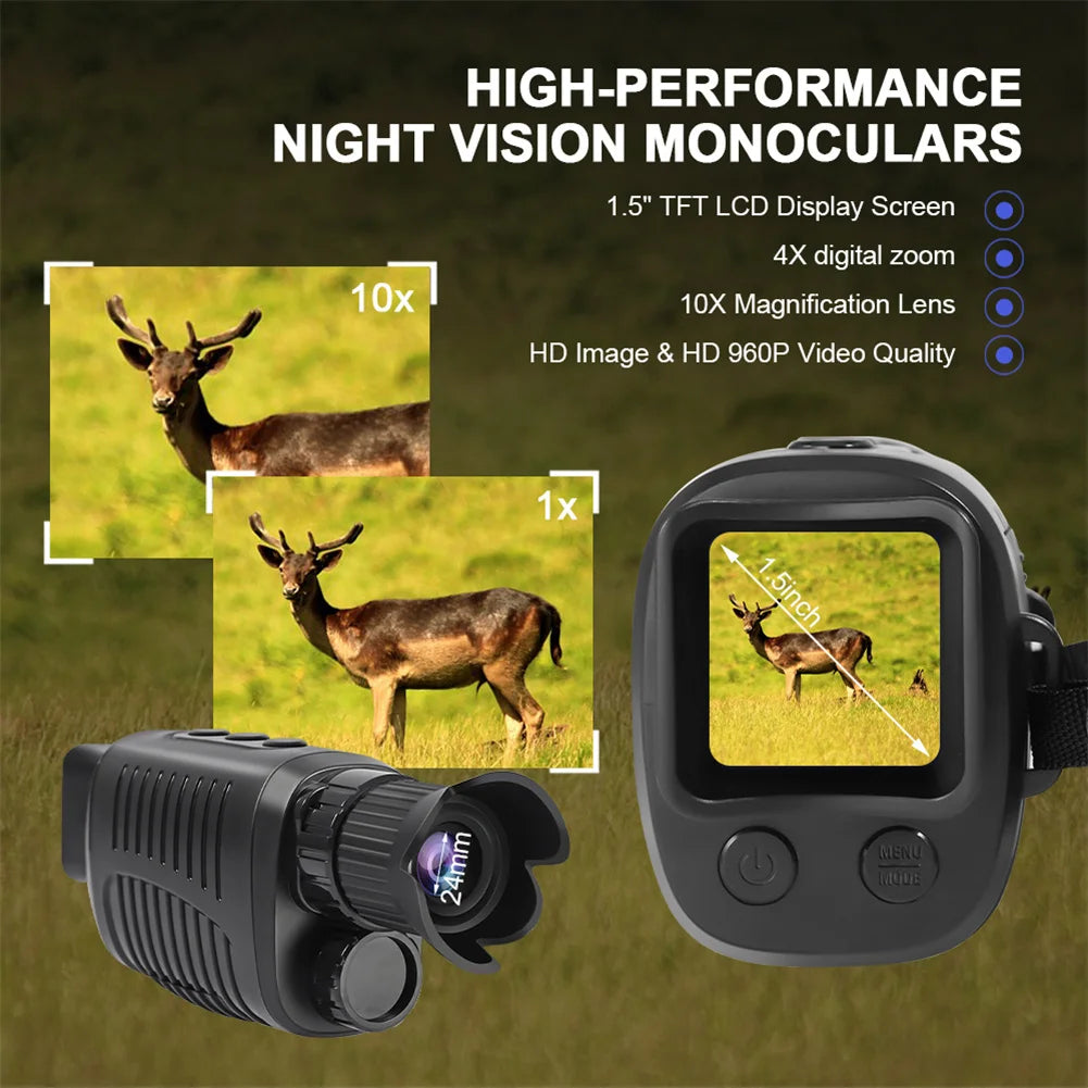 R7 Digital Night Vision Monocular 5X Zoom Infrared Goggles