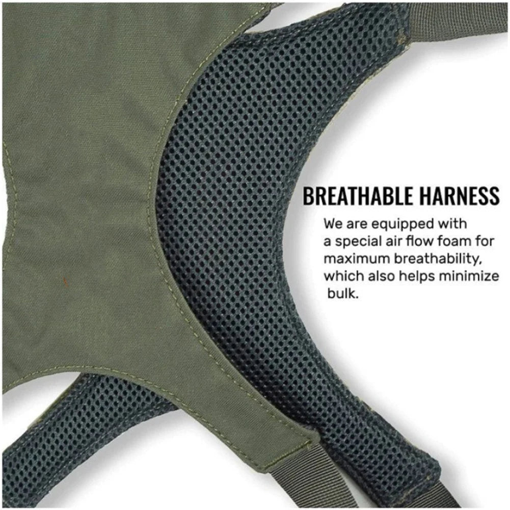 Binocular Harness Pack With Rangefinder Pouch And Rain Cover