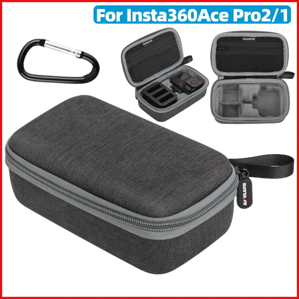 Carrying Case Storage Bag For Insta360 Ace Pro 2/Ace Pro/Ace Action Camera Protective Case Portable Camera Accessories Bag