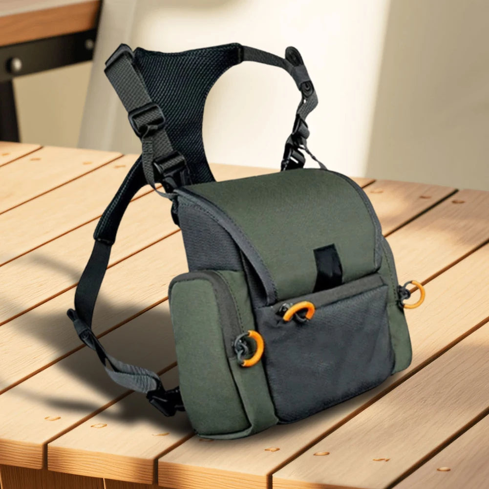 Binocular Harness Pack With Rangefinder Pouch And Rain Cover