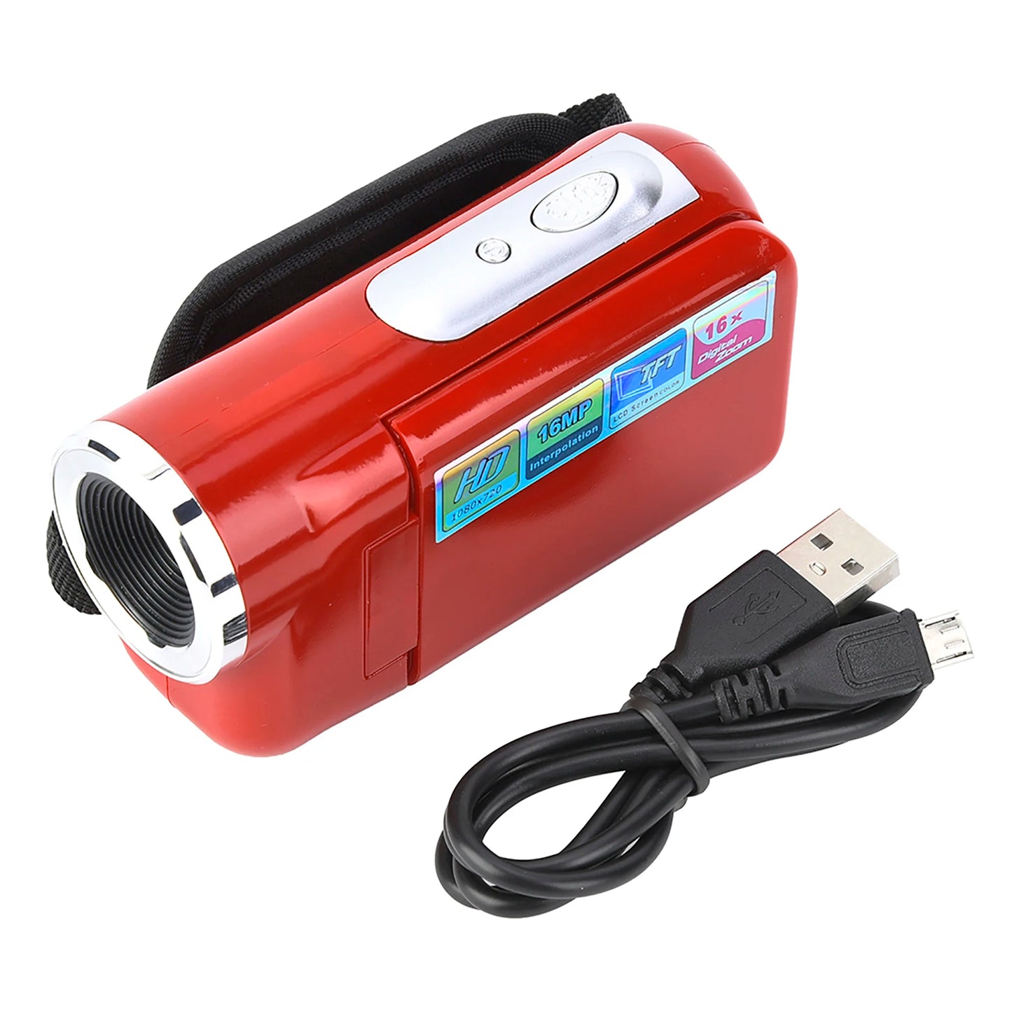 Kids HD Digital Video Camera Camcorder 1080P TFT LCD Screen