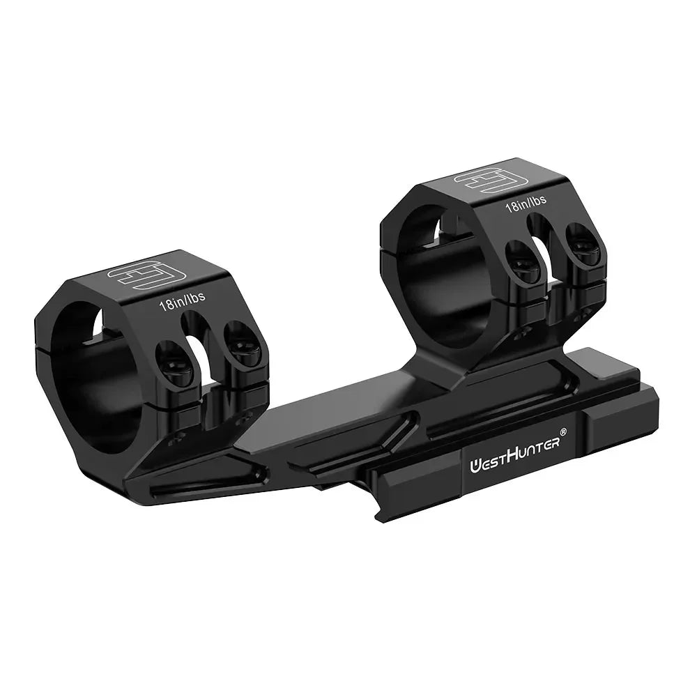 WestHunter One Piece Scope Mount Picatinny Cantilever Rings