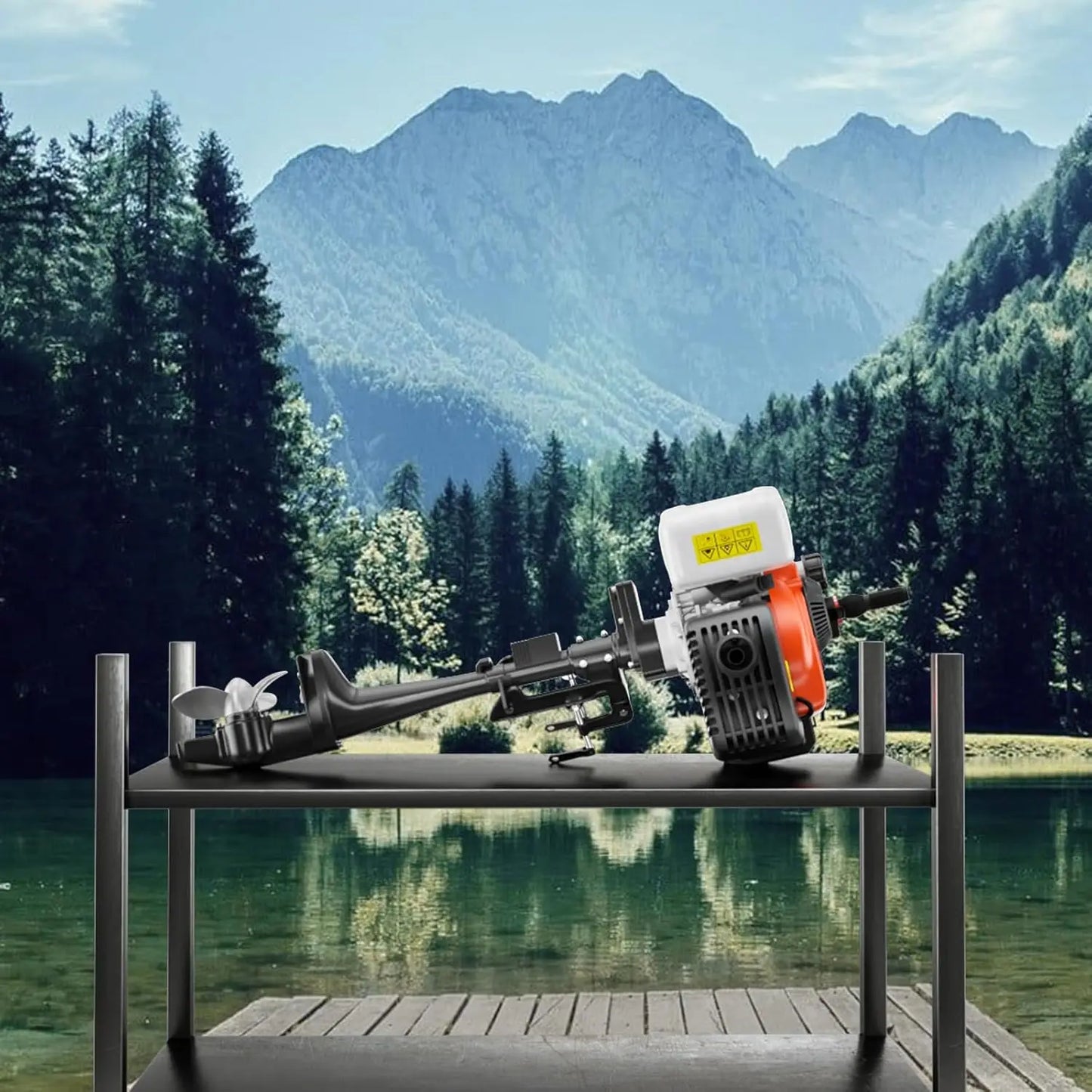 4HP 4 Stroke Outboard Motor Air Cooling CDI 55CC Engine