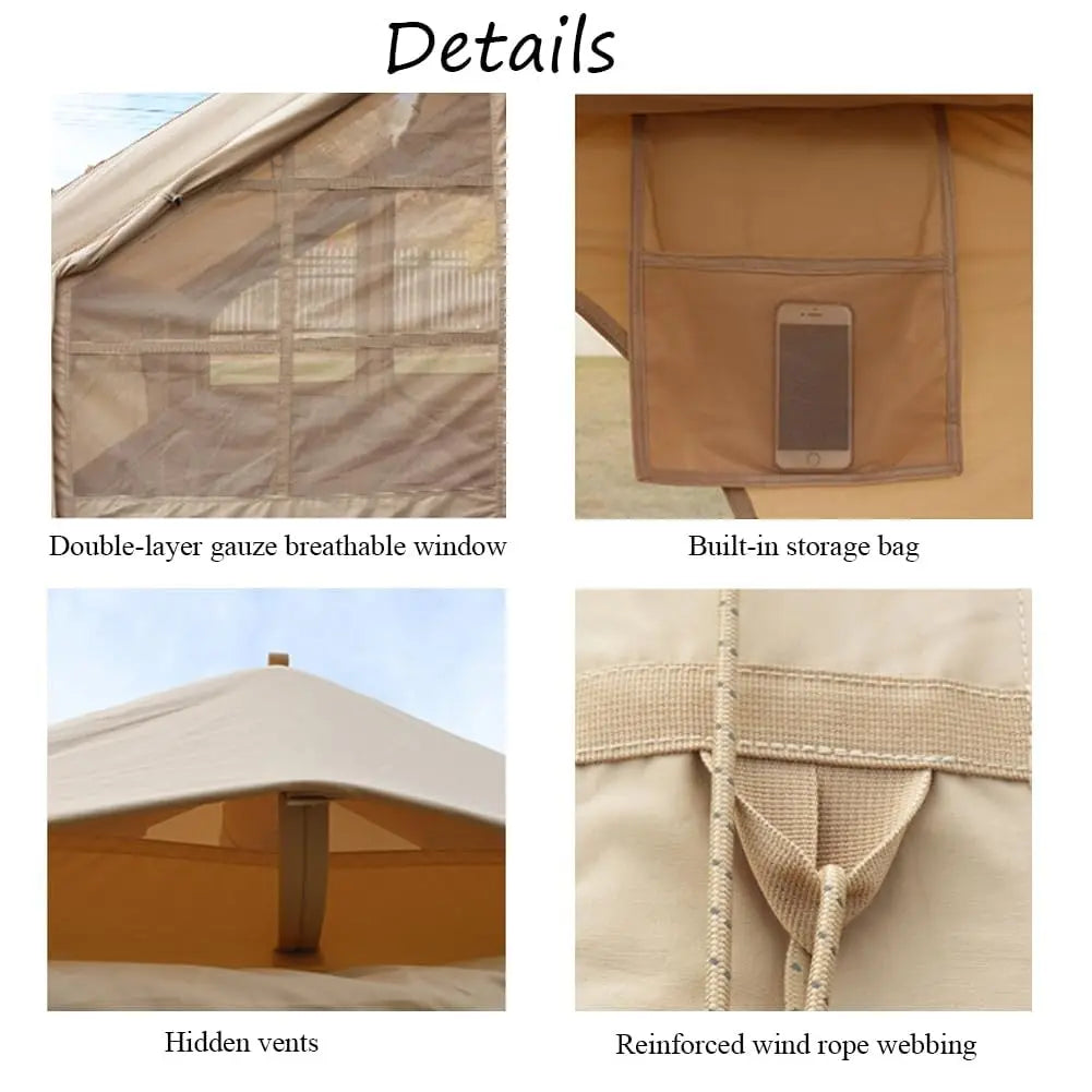 Inflatable Camping Tent Easy Setup Waterproof Family