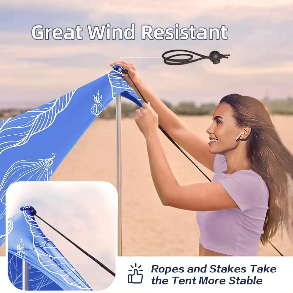Family Beach Tent Canopy Sun Shade Portable Shelter
