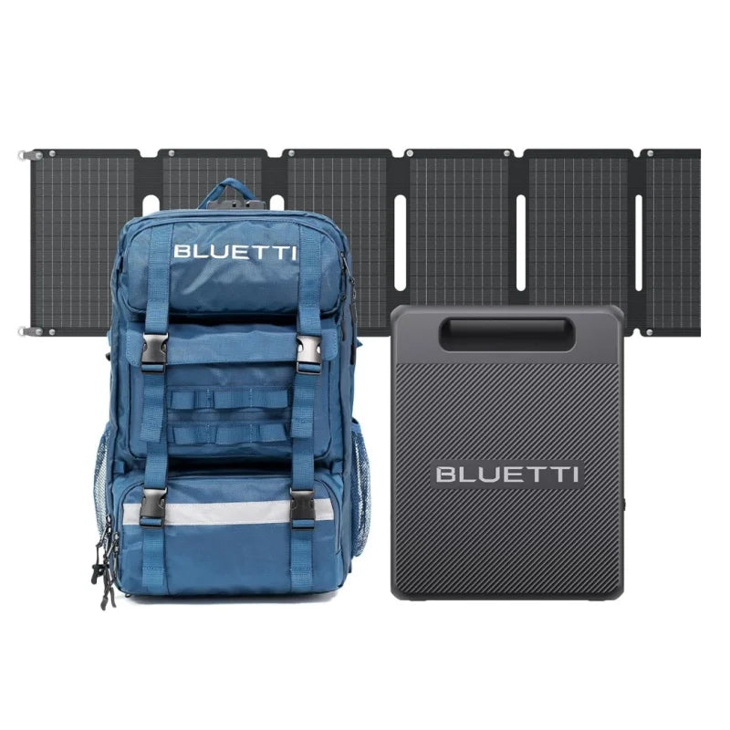 [US Plug] BLUETTI Handsfree 2 Solar Backpack Power Station, 512Wh 700W LiFePO4 Solar Generator, For Hiking, Photography, Travel