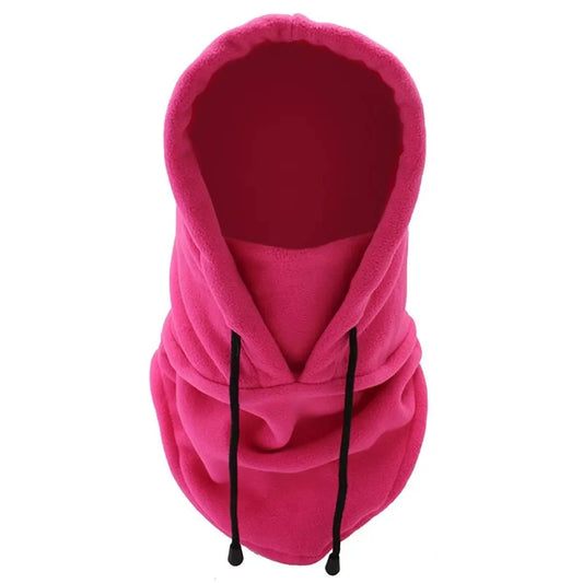 Fashionable Warm Hat Winter Men's and Women's Hats Waterproof and Warm Wool Balaclava Hat Hooded Neck Warm Hiking Scarf