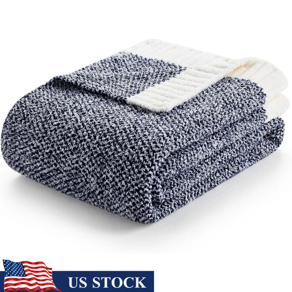 Super Soft Microfiber Throw Blanket Cozy Lightweight Couch