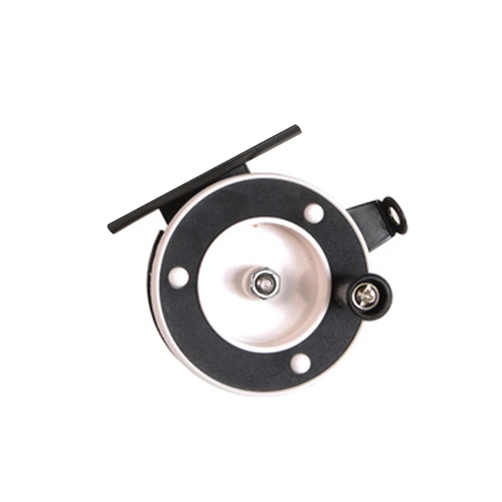 Winter Shrimp Fishing Rod Mini Ice Rod Metal Fishing Reels Bait Outdoor Sea Fishing Pole  Mini Feeder Sea Fishing Pole Wheel Set