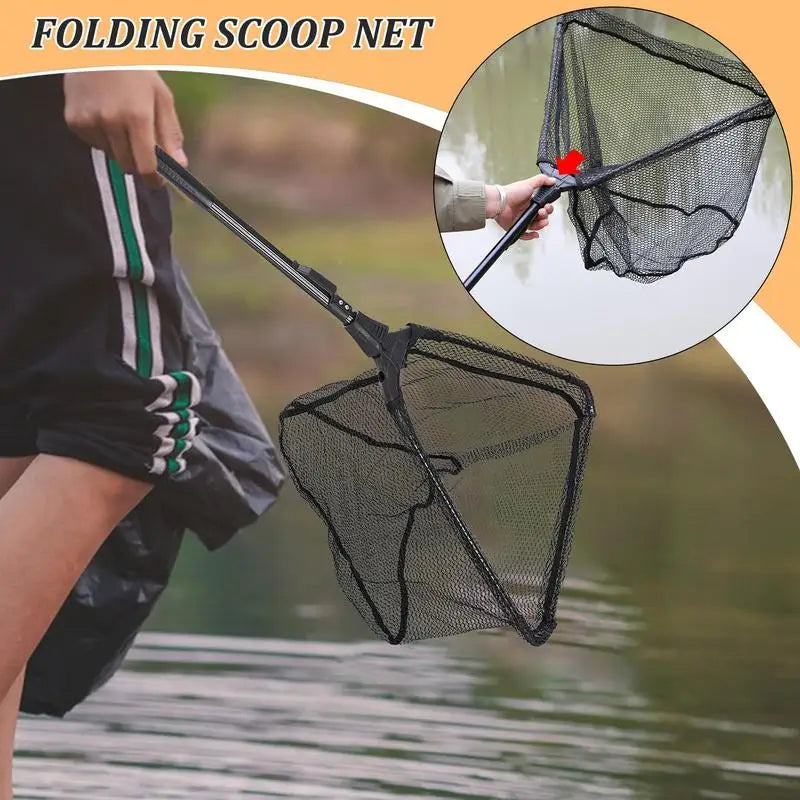 Floating Aluminium Alloy Landing Net Telescoping Handle