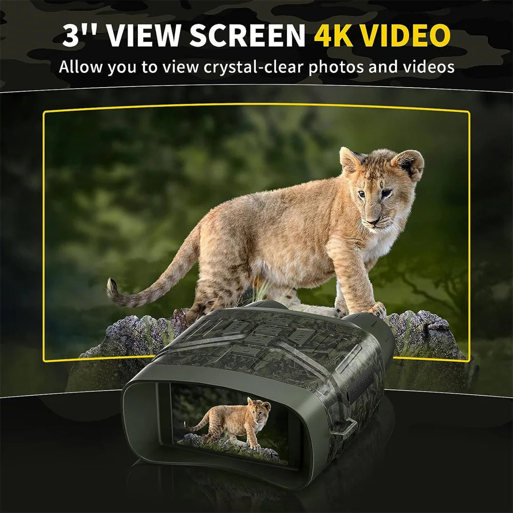 4K Night Vision Binoculars Infrared 800m For Hunting