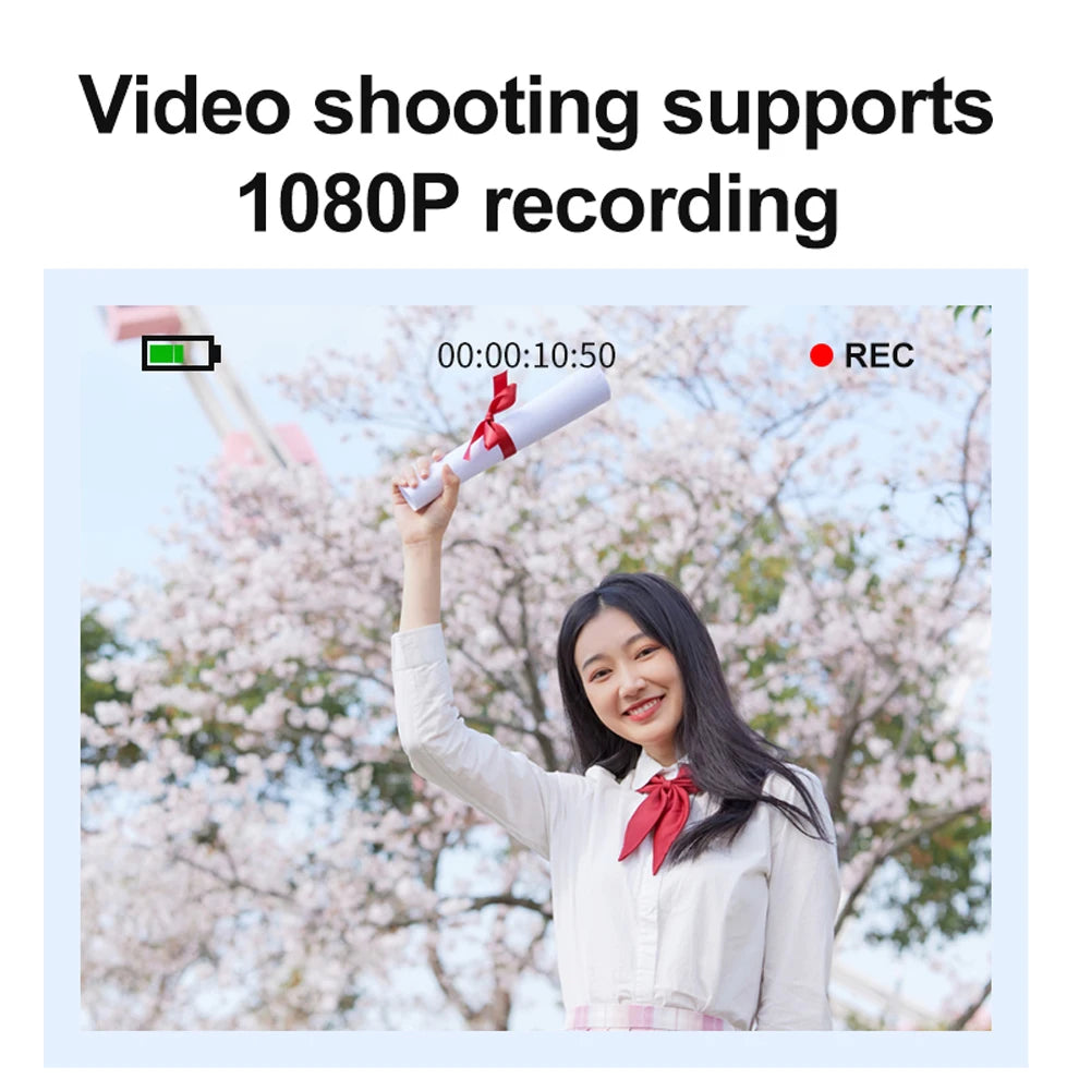 4K HD Digital Camera 96MP Autofocus Vlogging 2.4 Inch