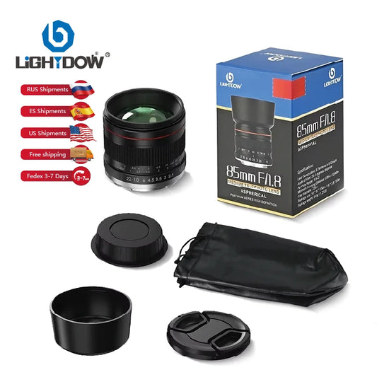 Lightdow 85mm F1.8 Full Frame Manual Focus Portrait Lens